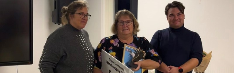 Handicappris 2024 - Jeanet Barth, Dorte Knudsen og Nicolaj Bertel Riber